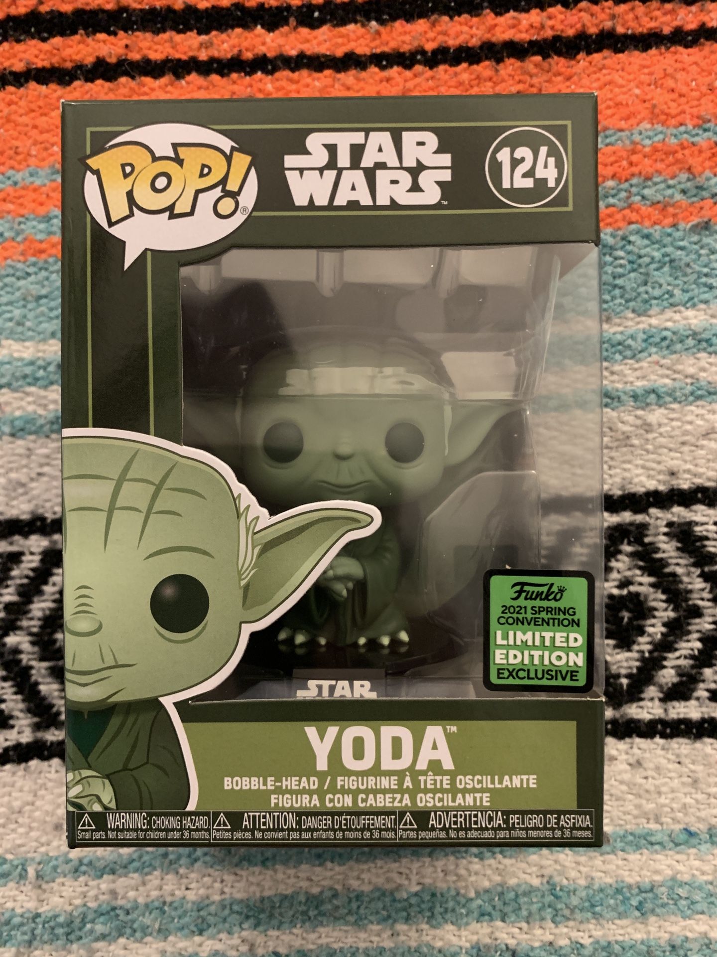 Funko 2021 Spring Convention Exclusive Yoda Pop
