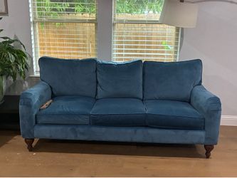 Blue sofa