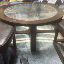 Center Table Wid  Seat