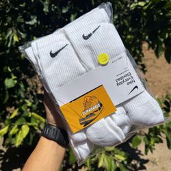 Nike Everyday Elevated Dri-Fit ‘White’ Socks Men / Women Sizes Sneakers / Shoes