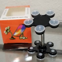 Magic Suction Cup mobile Black phone bracket