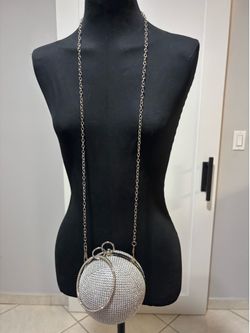 Diamanté Spherical Evening Bag