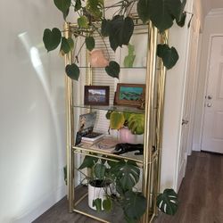 Brass Shelf Etagere 