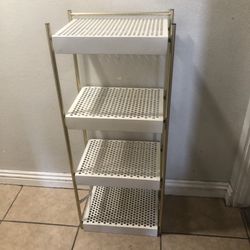 4 Tier Foldable Aluminum Plant Stand Flower Pot Display Rack