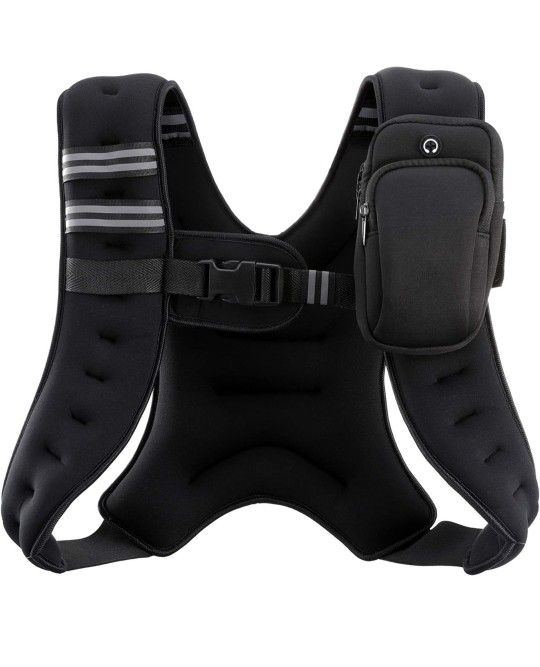 Weight Vest with Reflective Stripe for Workout 12lbs