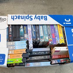 VHS Movies $1.00 Dollar Each