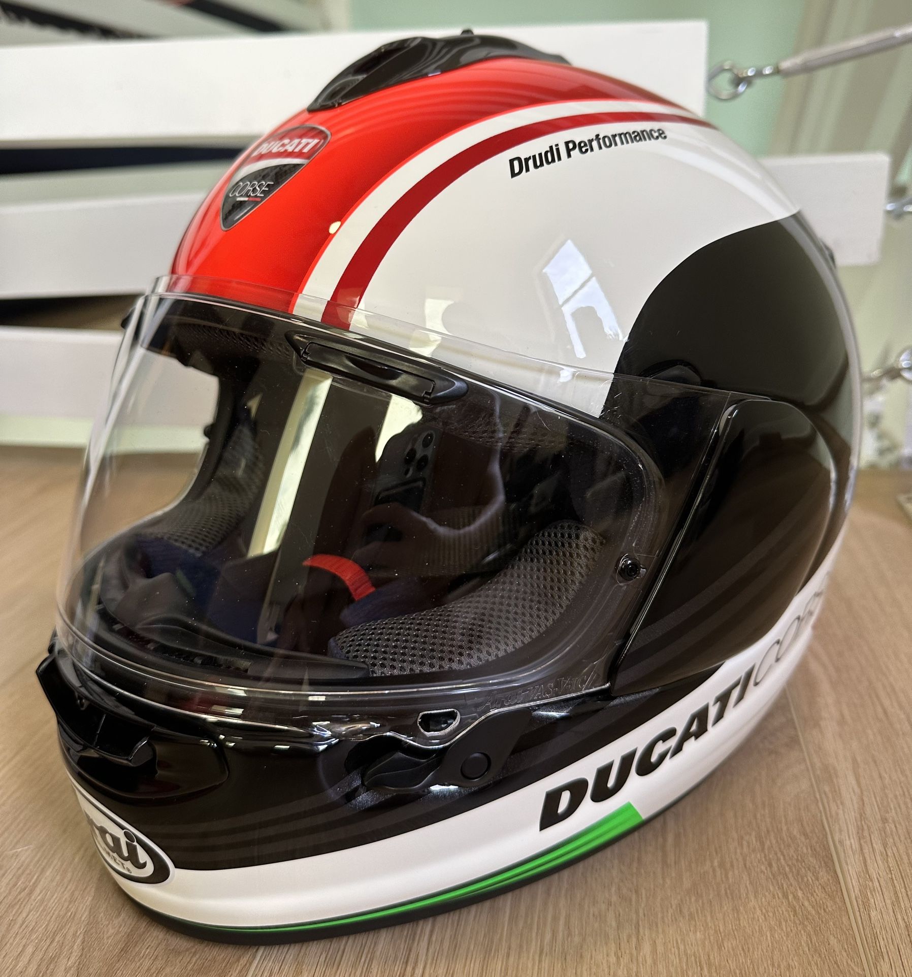 Ducati Corse Arai SBK 3 Chaser X Full Face Motorcycle Helmet for