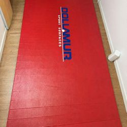 Dollamur Wrestling Mat MMA BJJ Gym Training Mat Red – Professional Grade