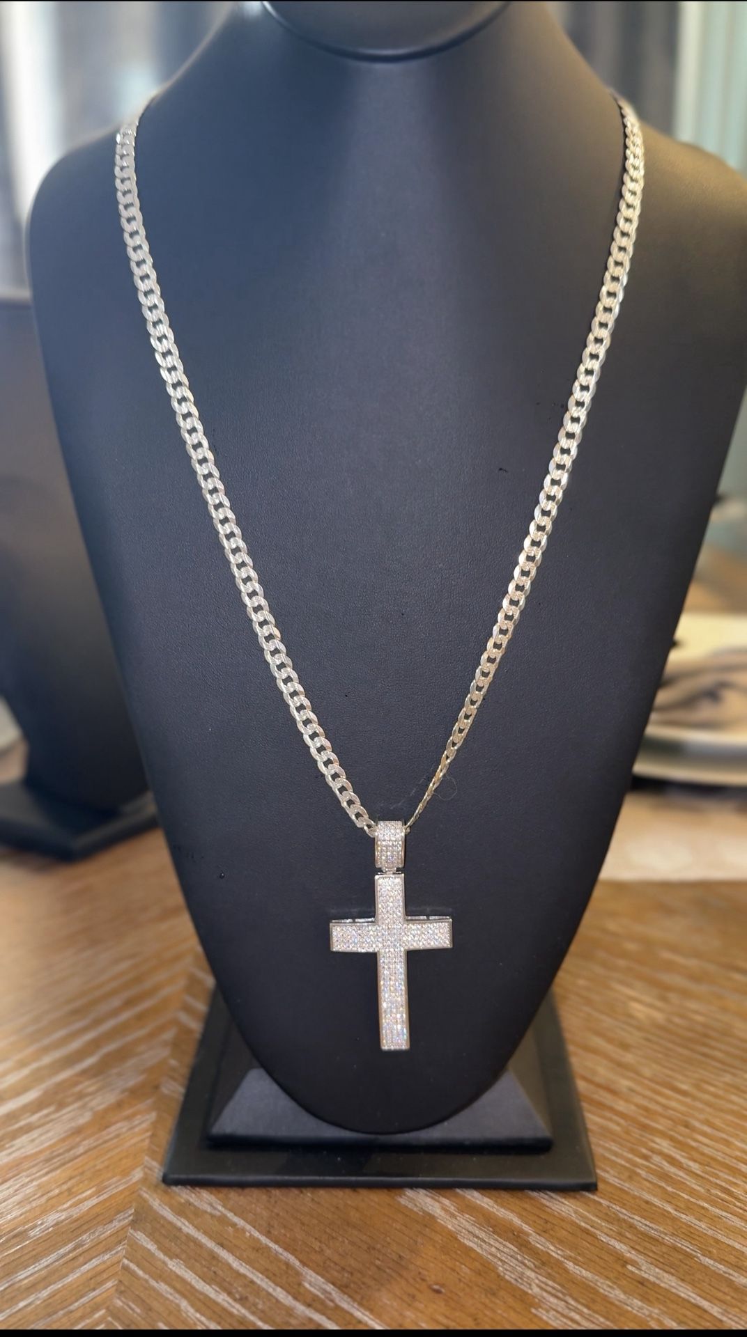 Sterling Silver Cross Set💎