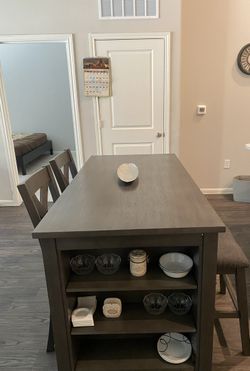 Used-Nebraska Ashley Caitbrook 5-Piece Counter Height Dining Table
