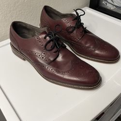 Joseph About Wing Tip Leather Lace Up Oxford Dress Shoes - 10.5