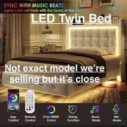LED Twin Bed