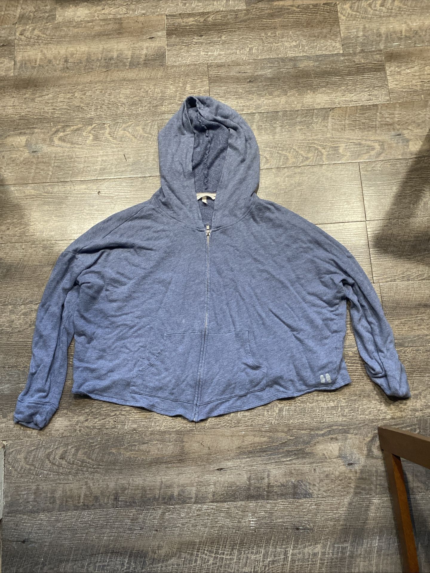Victoria's Secret Women's Small Blue Zip Up Hoodie Jacket. Pre Owned