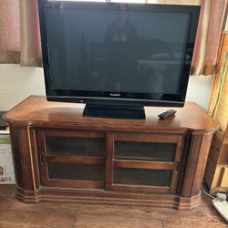 Solid Cherry Wood TV Stand