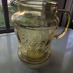 Vintage Gold Pitcher. 