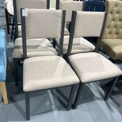 M-Retro Functional Dining Set of 4 Upholstered Chairs for Dining Room and Kitchen.  $225 set of 4