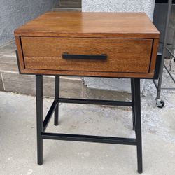 Target Wooden End Table Drawer