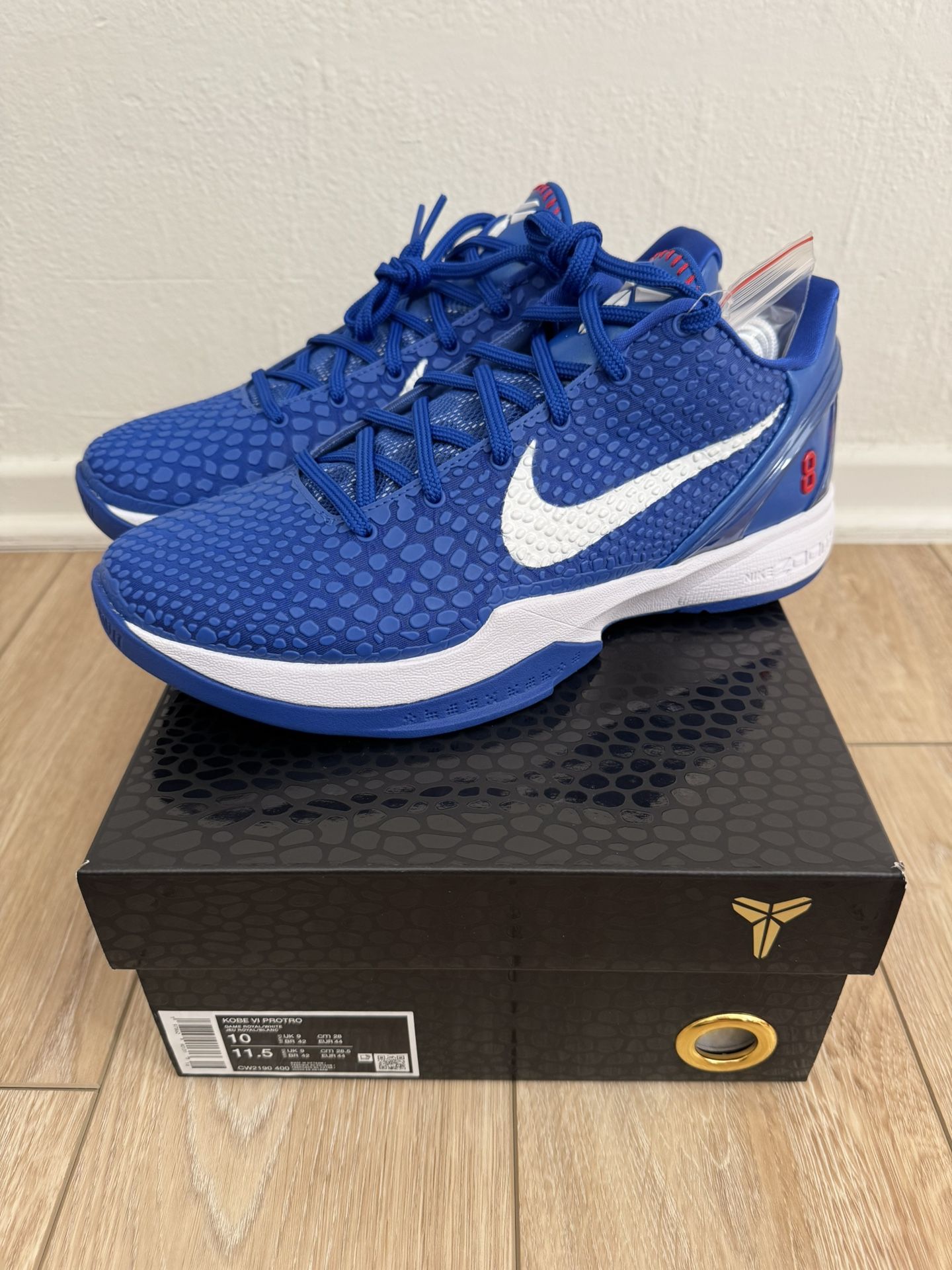 Nike Kobe 6 Protro Dodgers (Brand New) - Size 10