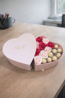 Valentines Gift Eternal Foam Roses With Fragance