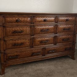 MCM/Boho Style 11 Drawer Buffet/Dresser