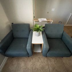 Mid Century Modern Armchairs X2