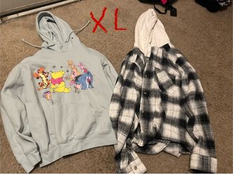 sweater button up xl