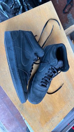 Nike Air Force 1 Mid All Black Sneakers