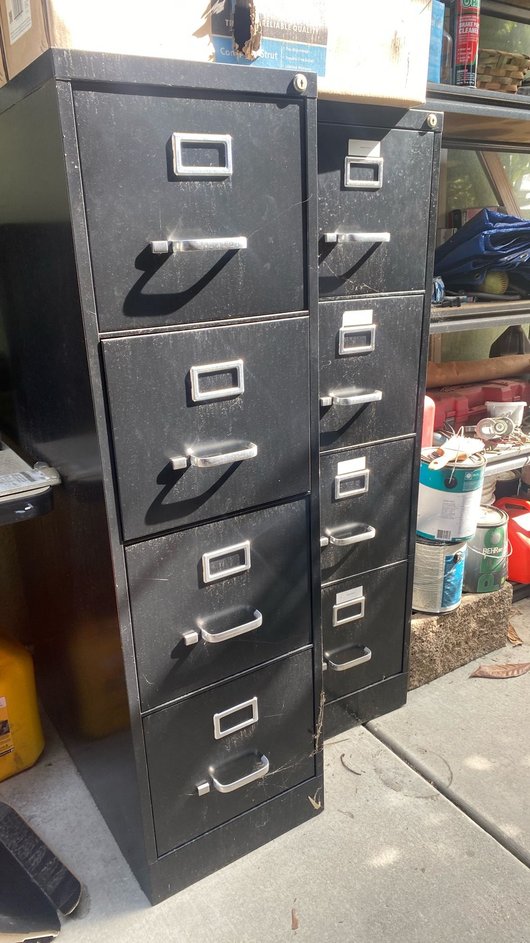 Two File Cabinets