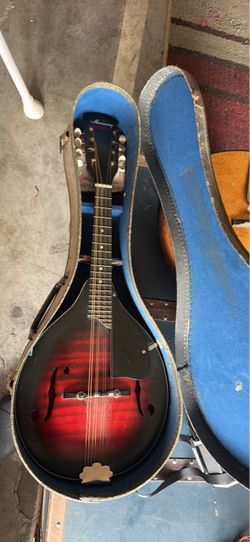 Vintage Harmony A-Style Mandolin Red Sunburst