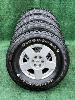 (6x114.3 Bolt Pattern) NISSAN Wheels & ALL TERRAIN TIRES