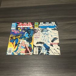 2 Vintage Punisher Comic Book