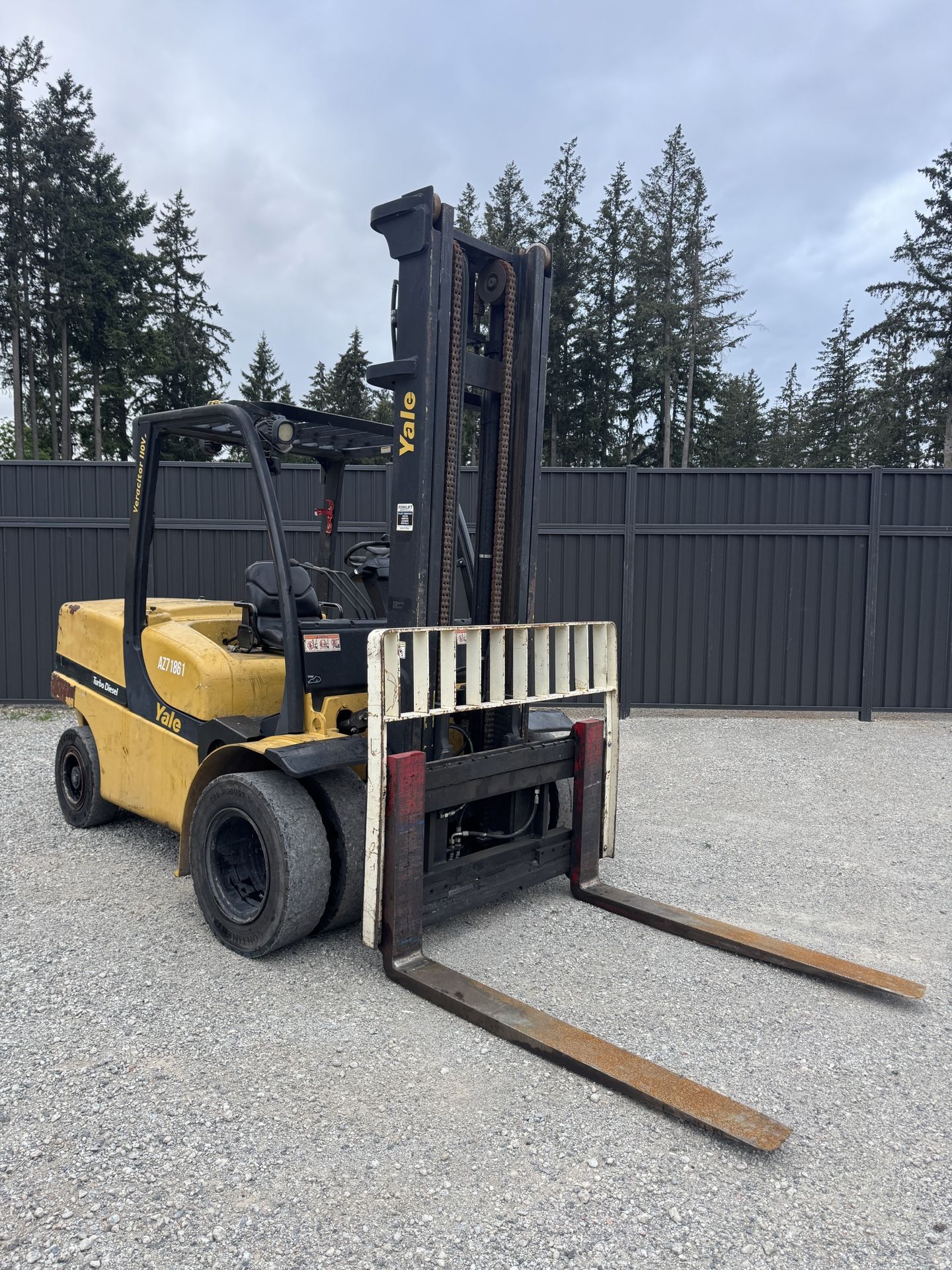 2015 Yale GDP110VX ForkLift Diesel 11k Lift Capacity