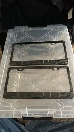 License plate frames 2 pcs