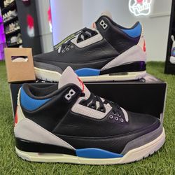 Air Jordan 3 Retro OG 'Rare Air' Black Blue - Brand New ✅️ Authentic