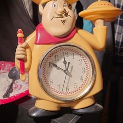 Vintage Chef Clock 