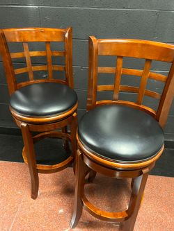 Dark Cherry Boraam Kyoto Bar Stools Faux Leather