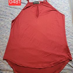 Fancyqube Red Tank Top - Size XL (0481)