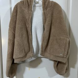 Hollister Reversible Full Zip Sherpa Jacket Outerwear