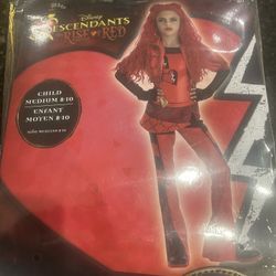 Halloween Costumes Kids Girls Descendants Red