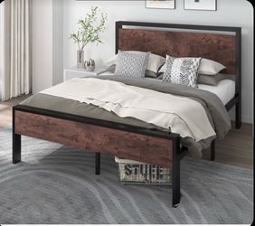 Bed frame-king size never used.