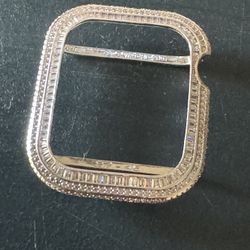 Silver mossiante Apple Watch case series 4,5,6,7,8&9. 45mm