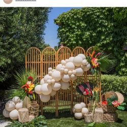 Backdrop Balloons Floral 