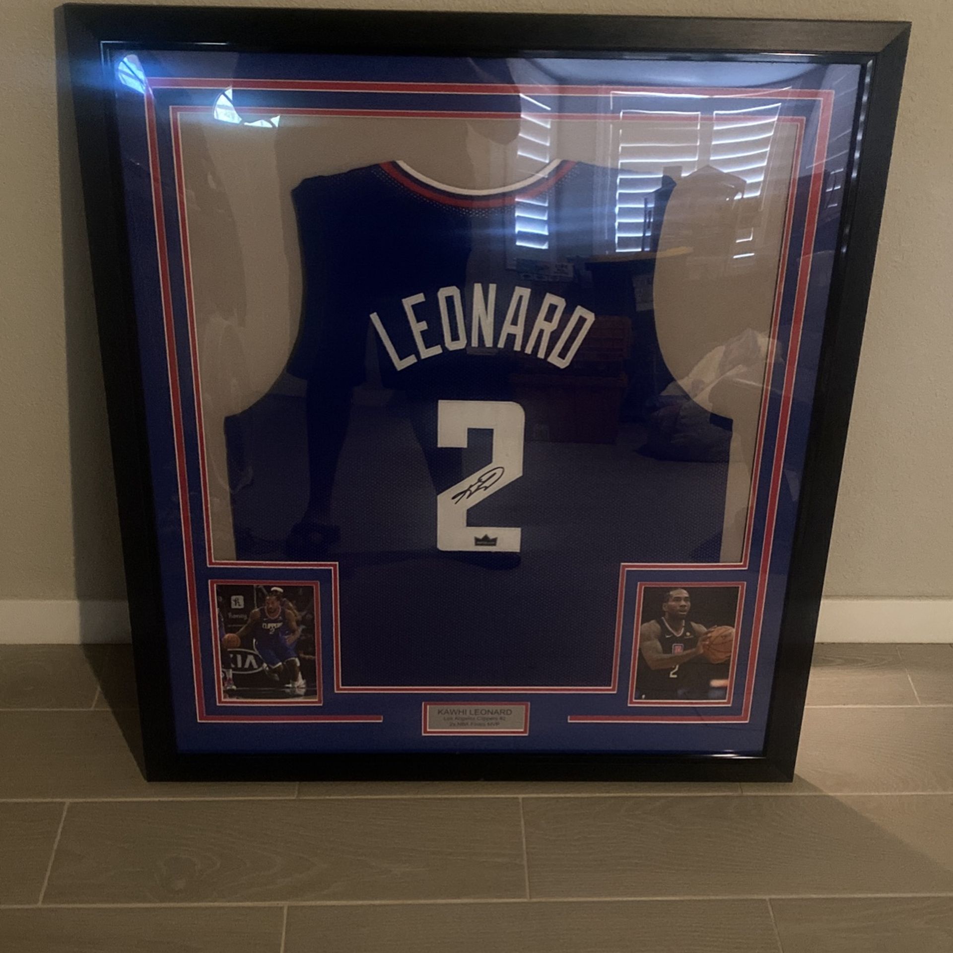 Kawhi Leonard Signed Jersey La Clippers NBA