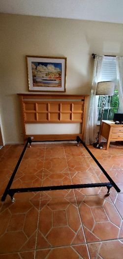 Headboard, Bed Frame, Armoire And Side Table Night Stand