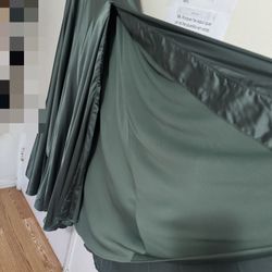 Beautiful satin Long Dress With A Slit