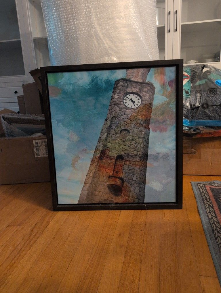 Custom Daytona Clocktower Framed Art