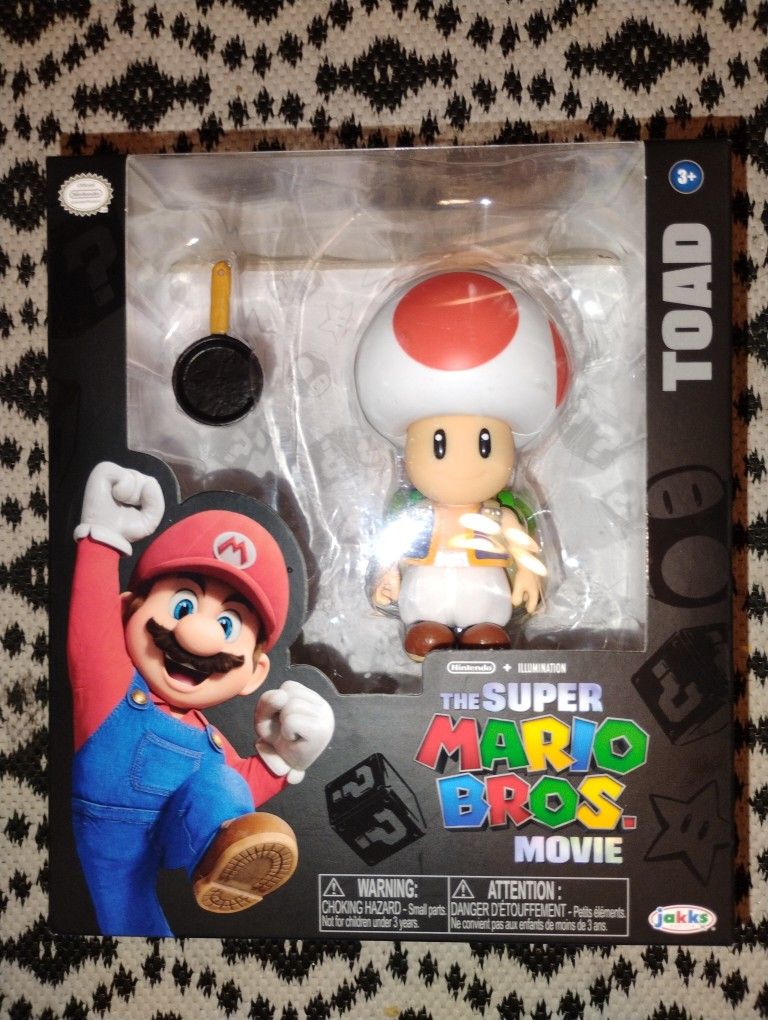 Super Mario brothers. "Toad" Action Figure. $25 Obo