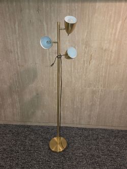 Tangkula 3-Light Floor Lamp, 64" Mid Century Modern 3 Light Tree,