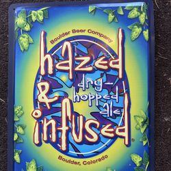 Boulder Beer company Hazed And Infused Tin Beer Sig 