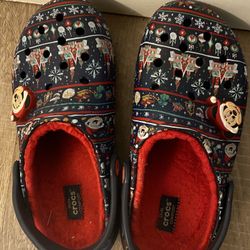 Disneyland Christmas Mickey Crocs